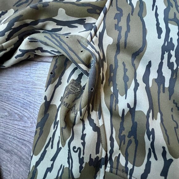 Aftco Gator Neck Camo Reaper Mossy Oak Outdoor Hunting Fishing Hoodie Vented - Picture 6 of 9